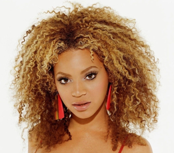 photos coiffure beyonce  11 coupe afro frisee