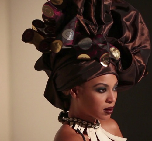 photos coiffure beyonce attache foulard