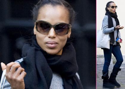 photos coiffure kerry washington naturelle