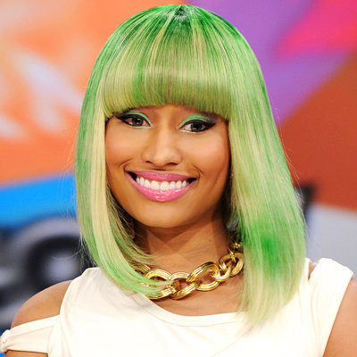 photos coiffure Nicki Minaj cheveux verts