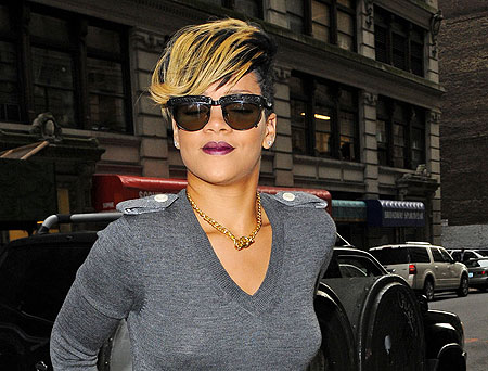 photos coiffure rihanna crete blonde et brune