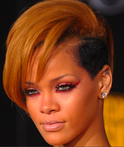 photos coiffure rihanna crete rousse