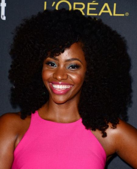 photos coiffure TEYONAH PARRIS natural curly