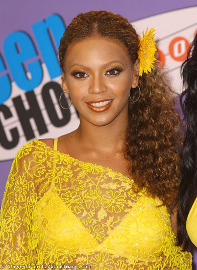 photos coiffure beyonce tresses piques laches