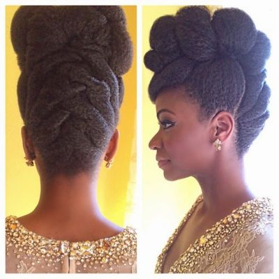 photos coiffure TEYONAH PARRIS coiffure haute crepue