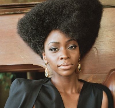 photos coiffure TEYONAH PARRIS coupe afro